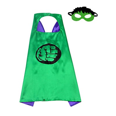 Marvel Comics Hulk Robert Bruce Banner Kid Cosplay Mantello e maschera per gli occhi