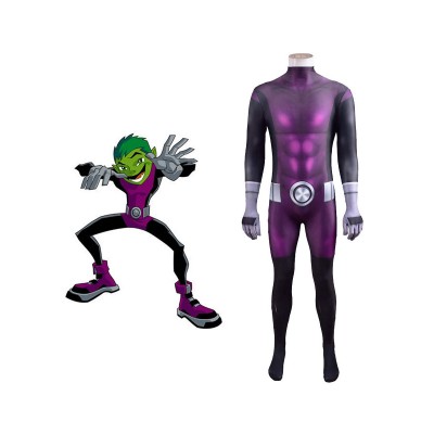 DC Comics Teen Titans Beast Boy Costumi Cosplay Carnevale Halloween