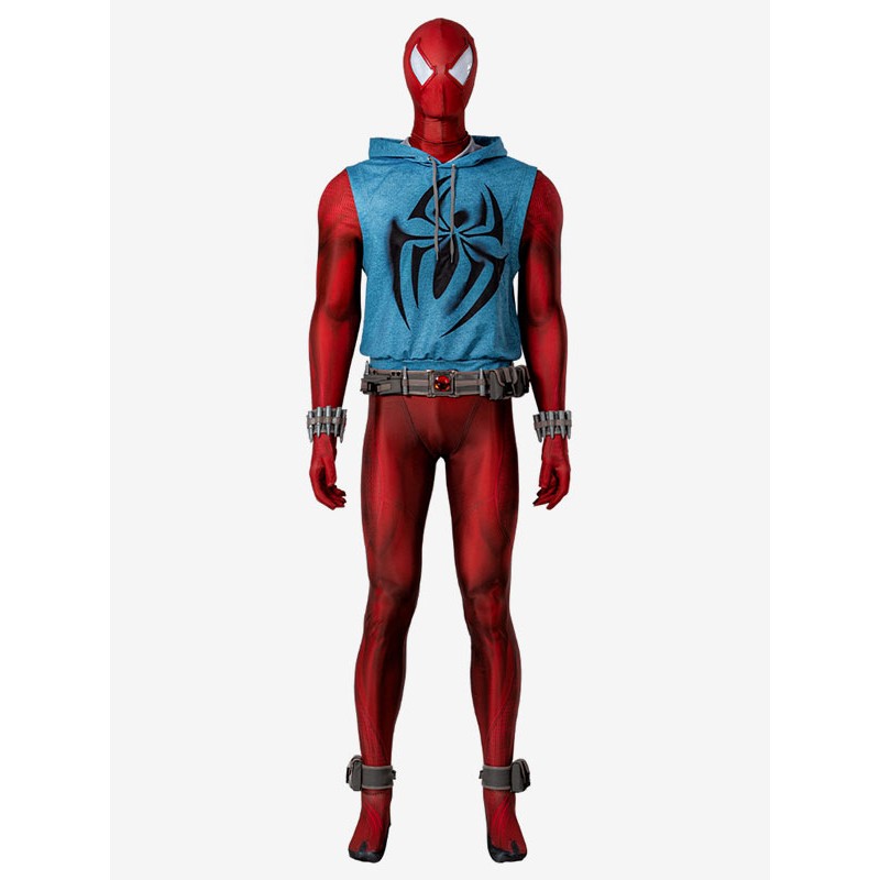 Costumi cosplay di Spider Man Cosplay Scarlet SpiderMan Ben Reily Carnevale