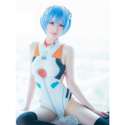 Costume da bagno 2023 scolastico Sukumizu Neon Genesis Evangelion Rei Ayanami Carnevale Halloween