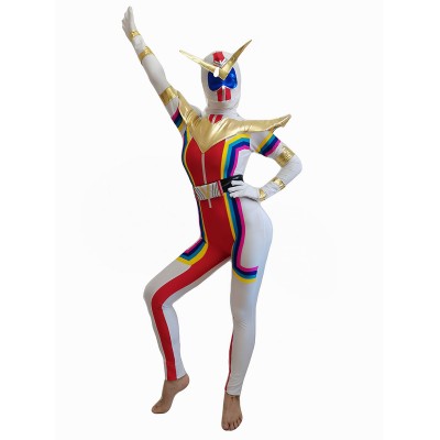 Mighty Morphin Power Rangers Tee Lycra Spandex Tuta Costumi Cosplay Halloween