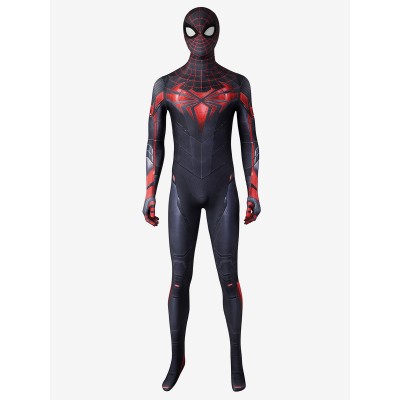 Spider Man Cosplay SpiderMan PS5 Tuta tecnica avanzata Miles Morales Carnevale Halloween