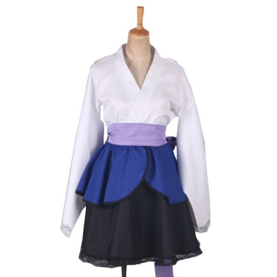 Naruto Shippuden Uchiha Sasuke Female Lolita Kimono Dress Anime Costumi Cosplay Carnevale Halloween