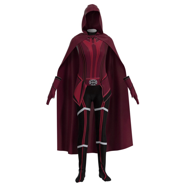 Dramma TV Marvel Comics Wanda Vision Scarlet Witch Cosplay Suit No Patterns