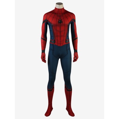 Spider Man Cosplay Abito cosplay di Peter Parker per il ritorno a casa di SpiderMan Carnevale Halloween