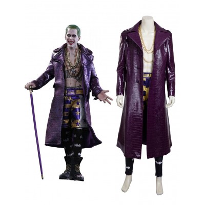 Carnevale di Film TV 2023 Suicide Squad Joker 2017 Film Carnevale Deluxe Edition in 4 pezzi Costumi Cosplay Halloween