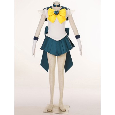 Costume Carnevale Sailor Moon Anime Giapponese Sailor Uranus fascia per la testaabitoguanticollettopapillionSpilla donna Costumi Cosplay Halloween
