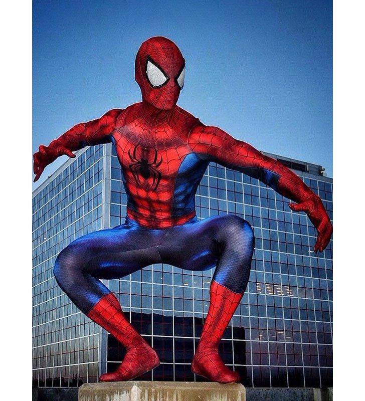 Spider Man Cosplay The Amazing SpiderMan Cosplay Suit V2 Carnevale
