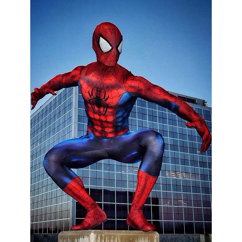 Spider Man Cosplay The Amazing SpiderMan Cosplay Suit V2 Carnevale