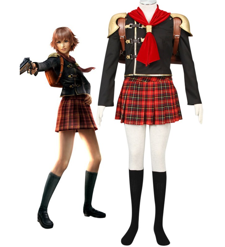 Final Fantasy Type0 Suzaku affacciava classe Zero no. 4 soddisfare Costumi Cosplay Carnevale Halloween